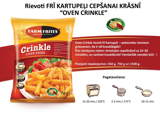 Crinkle OVEN FRIES