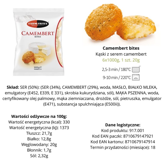 Camembert Panierowany Farm Frites