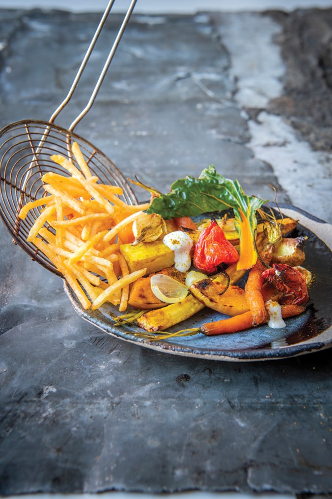 Vege Dish With 5Mm Fries