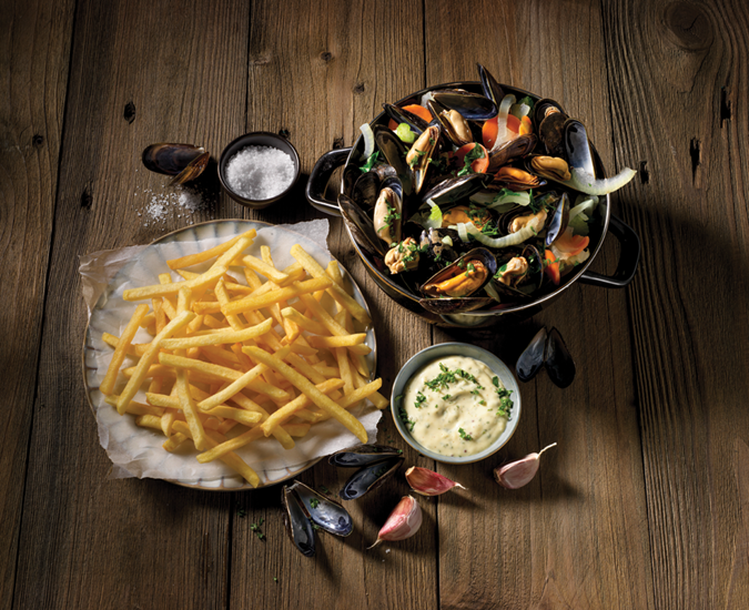 Fries And Mussels