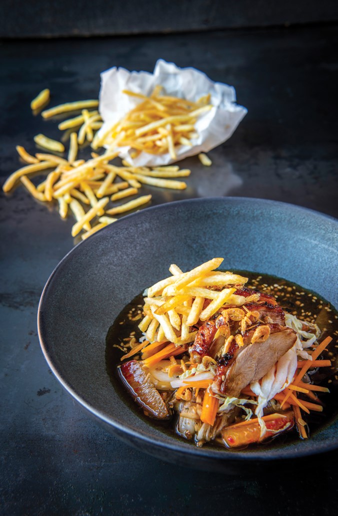 Duck With Super Fine Fries Of Farm Frites