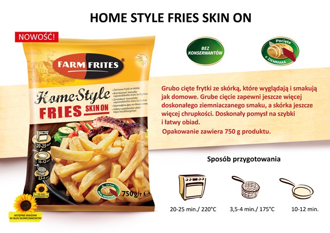 HOME STYLE FRIES Skin On